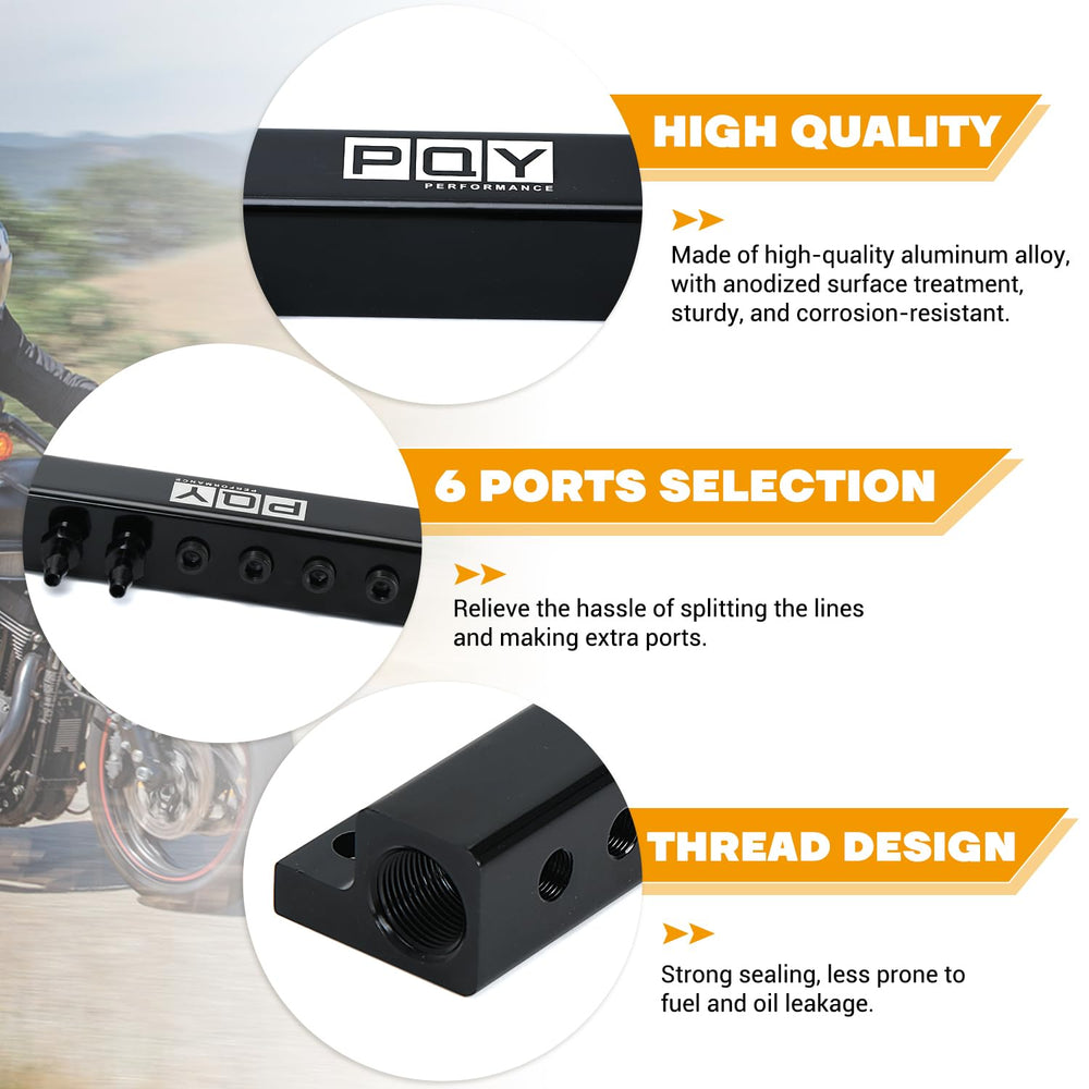 PQY vacuum block enables ready boost controller connections and accurate pressure signals