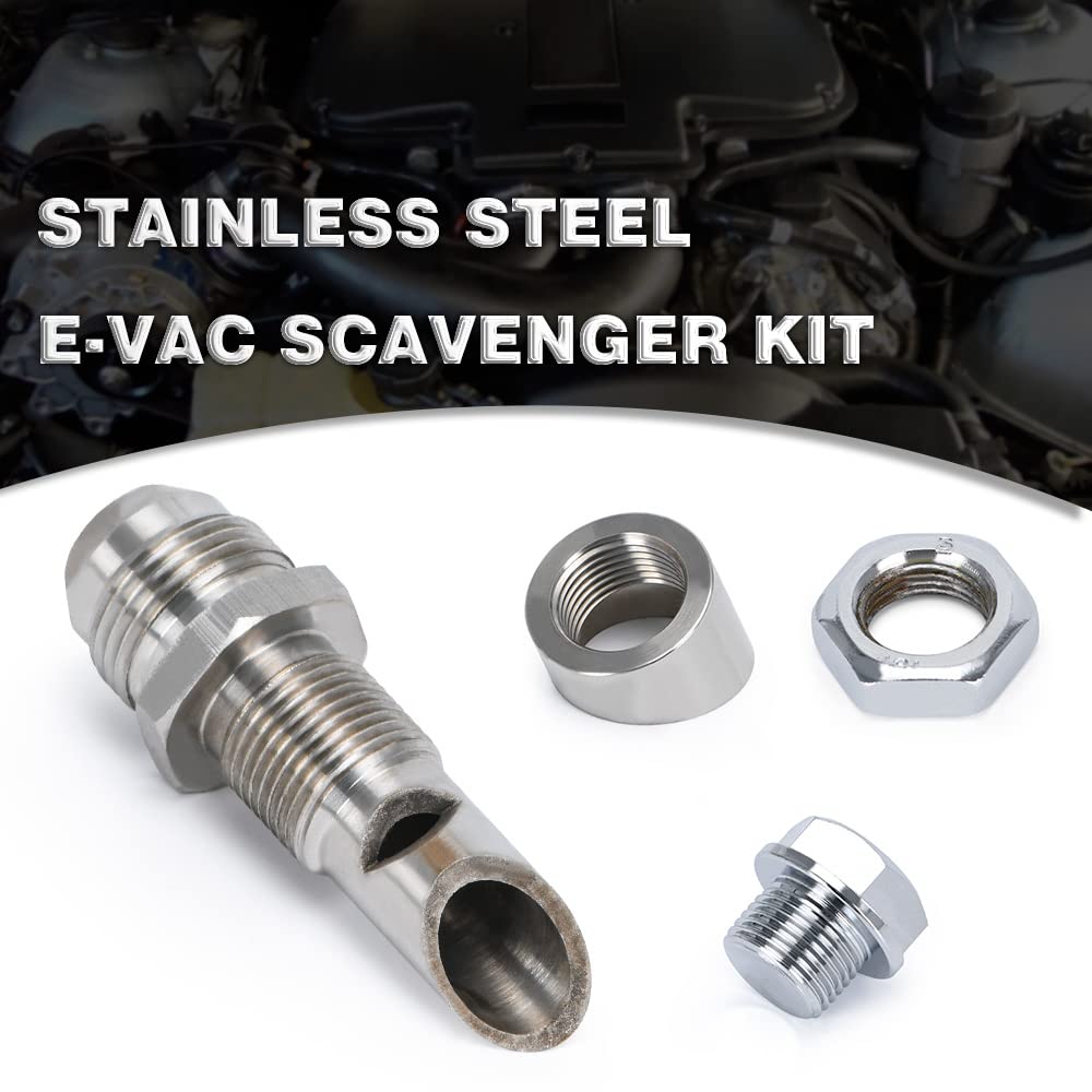 PQY E-VAC fittings close-up showing T304 stainless construction for easy install.