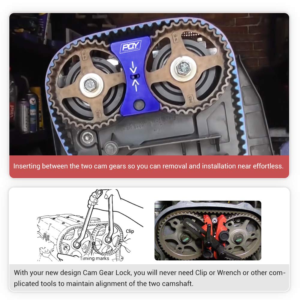PQY tool shown for easy 1-2-3 timing belt installation.