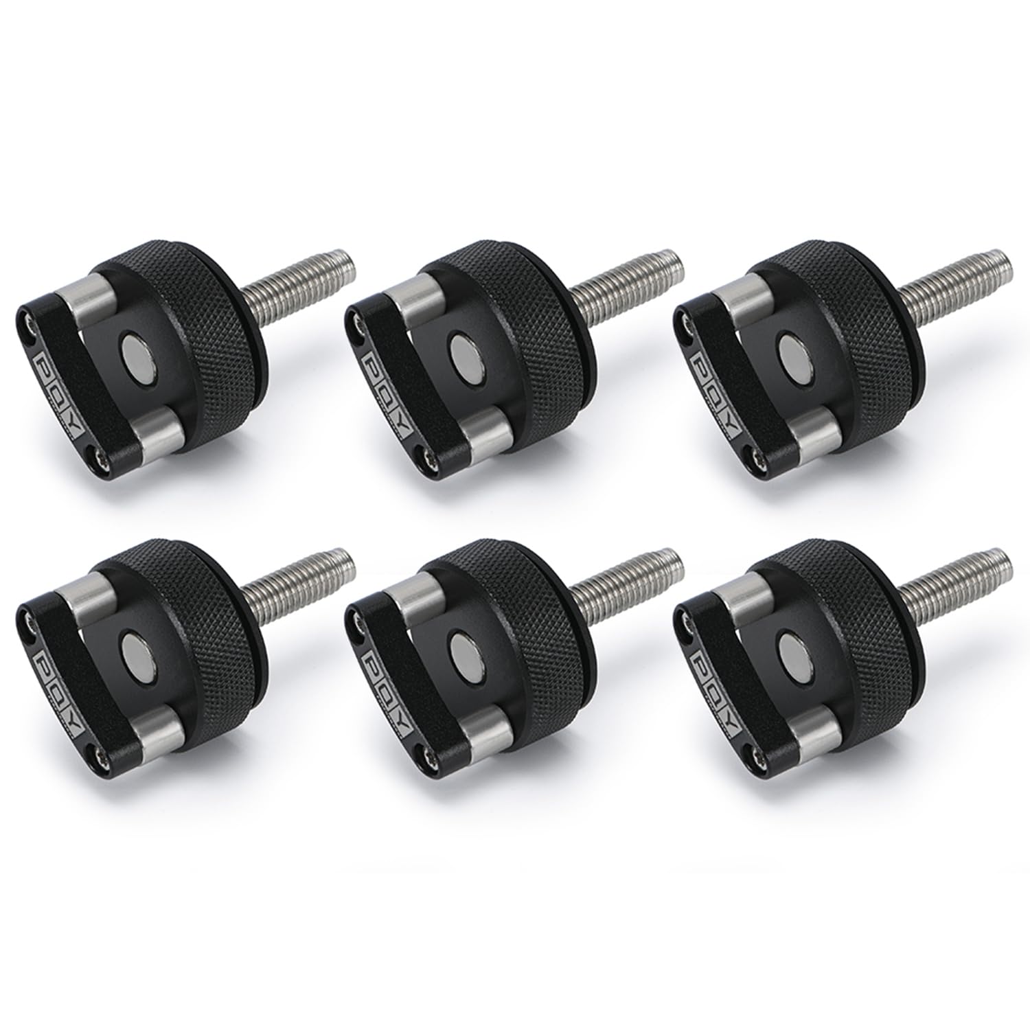 PQY hard-top bolts with quick removal thumb screws and D-ring for Jeep roof access.