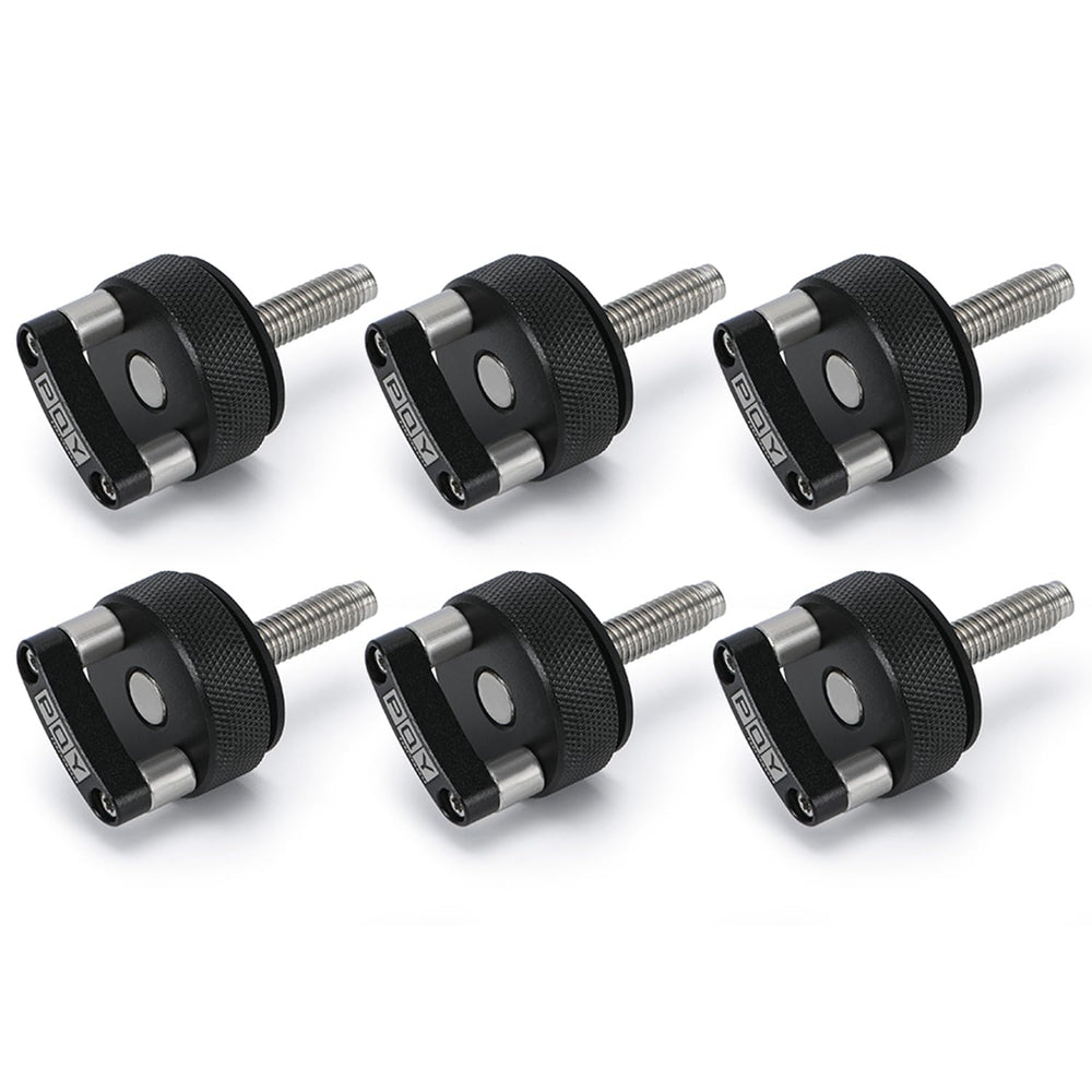 PQY hard-top bolts with quick removal thumb screws and D-ring for Jeep roof access.