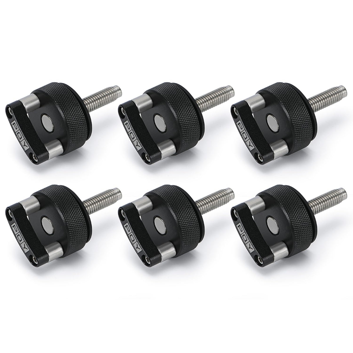 PQY hard-top bolts with quick removal thumb screws and D-ring for Jeep roof access.