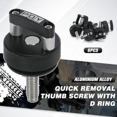 PQY Jeep Wrangler JK/JL hardtop bolts for fast top installation.