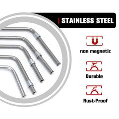 PQY LS end fittings in aluminum with secure seals