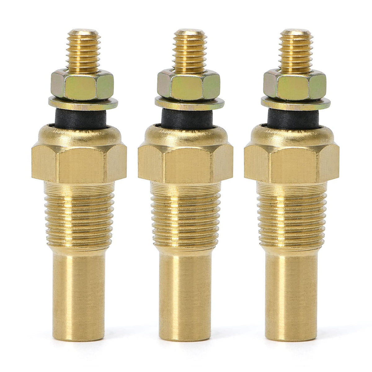 PQY oil water temperature sensor with 1/8 inch NPT threads for direct engine replacement.