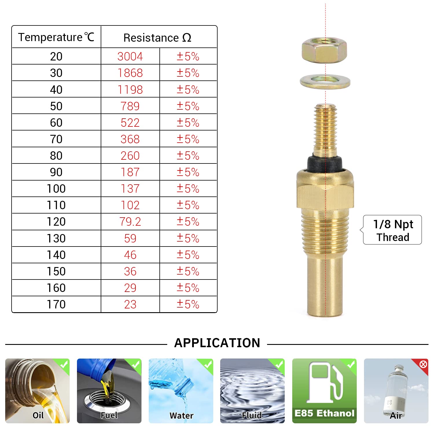PQY pack of three sensors ensures spare options for quick maintenance.
