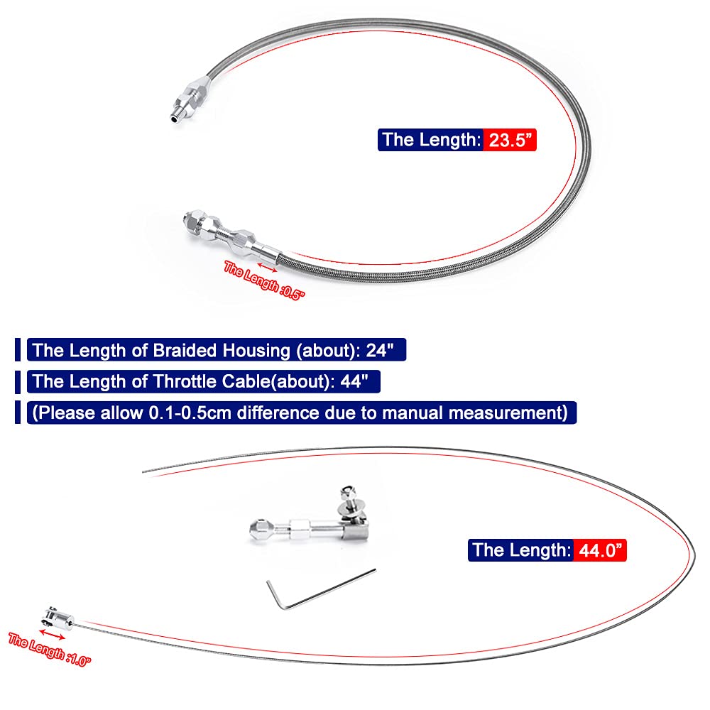 PQY package includes 24-inch throttle cable and Allen wrench for installation.
