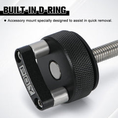 PQY aluminum quick-release thumb screws ensure durable roof changes.