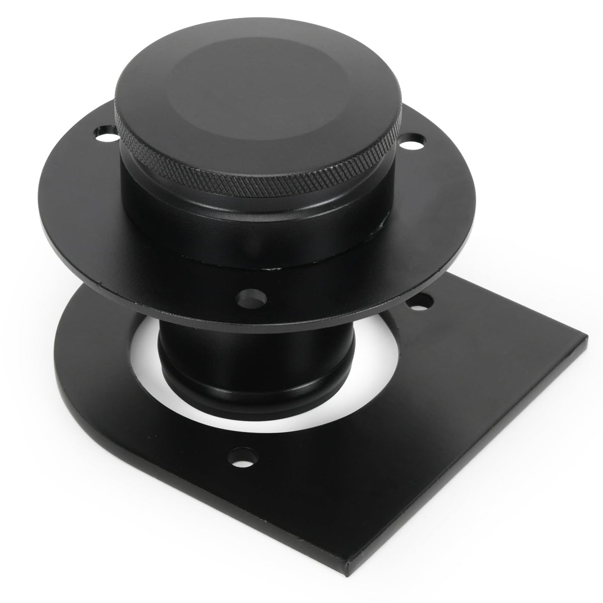 PQY remote filler neck with straight aluminum cap for easy outside fueling.