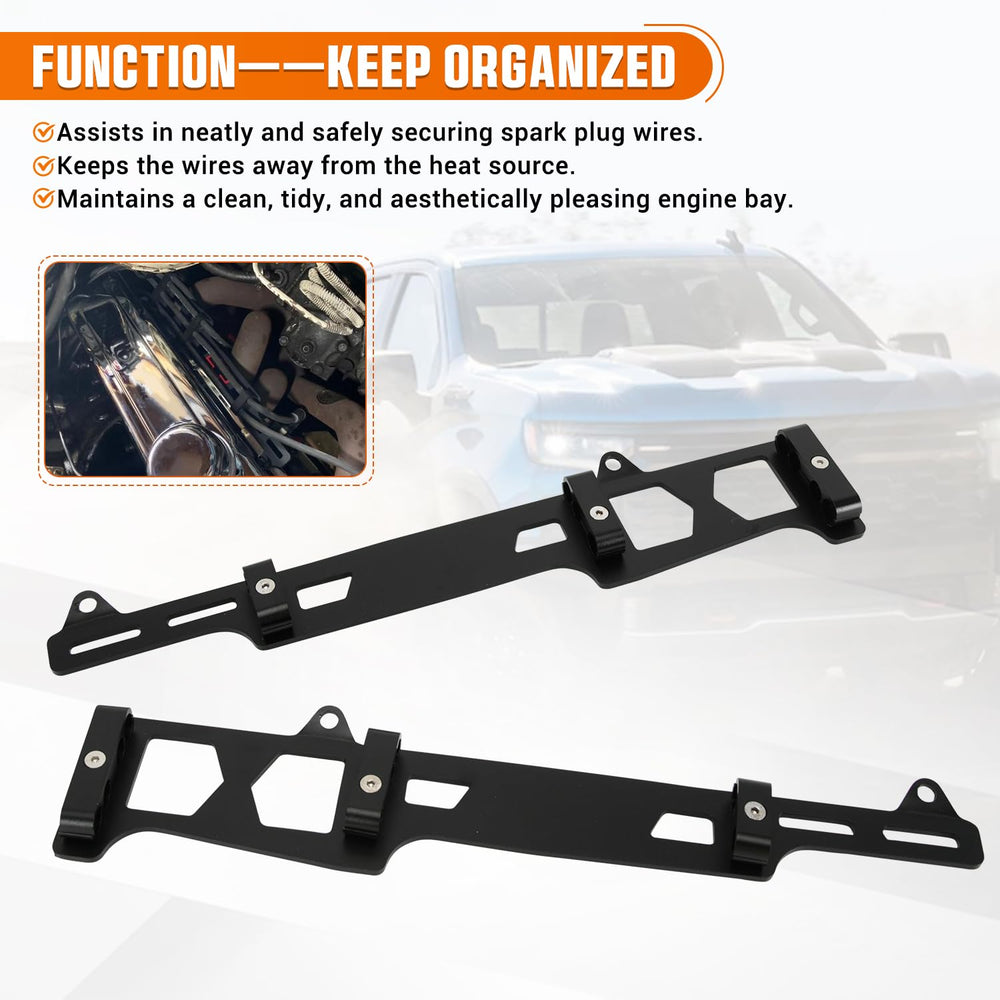 PQY SBC Chevy small block wire brackets installation helps clean engine bay.