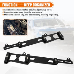 PQY SBC Chevy small block wire brackets installation helps clean engine bay.