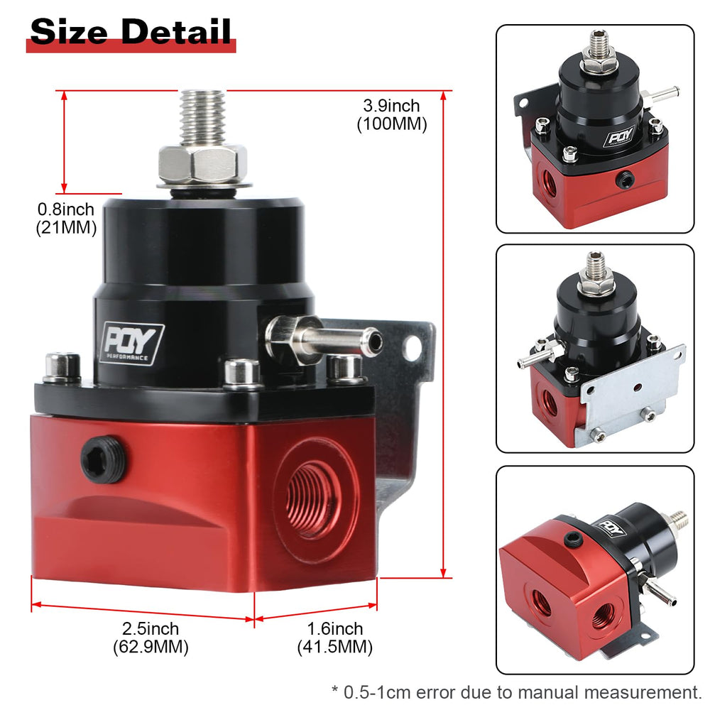 PQY braided fuel lines kit provides rugged hoses and routing.