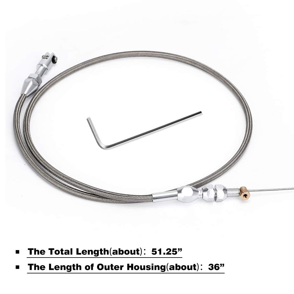 PQY package includes throttle cable and allen wrench for quick setup