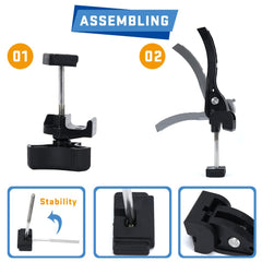 PQY tonneau T-bolt set ensures quick, confident adjustments without drilling.