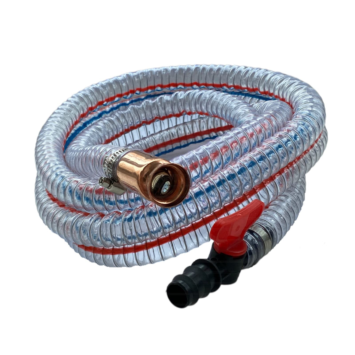 PRCKO High Flo siphon pump with fixed hose for stable transfers.