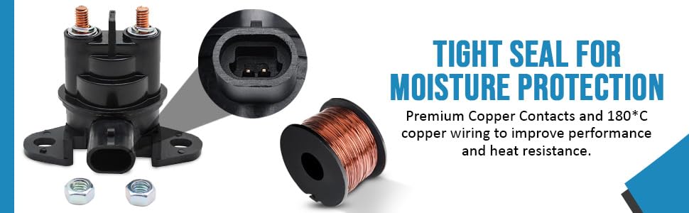 Precision Auto Products SeaDoo solenoid is computer-tested for consistent performance.
