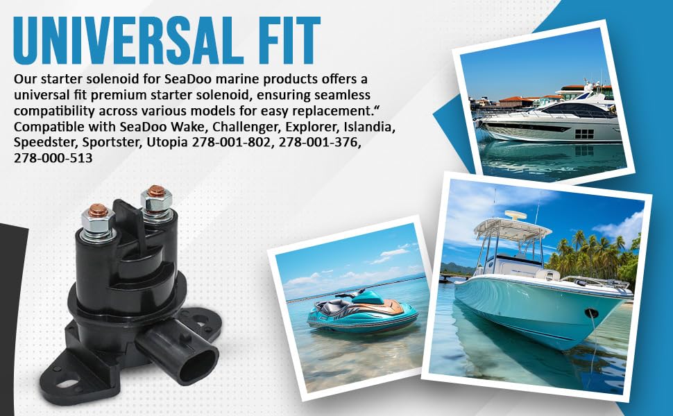 Precision Auto Products solenoid withstands marine weather, protecting reliability on water.
