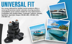 Precision Auto Products solenoid withstands marine weather, protecting reliability on water.