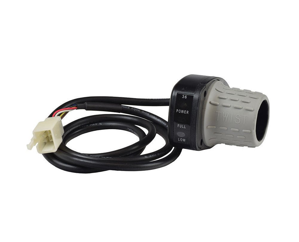 Precision Auto Products twist throttle MX650 assembly for responsive off-road performance.