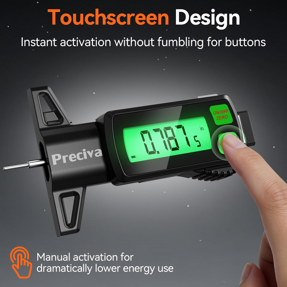Preciva Type-C recharge provides convenient power on the go.