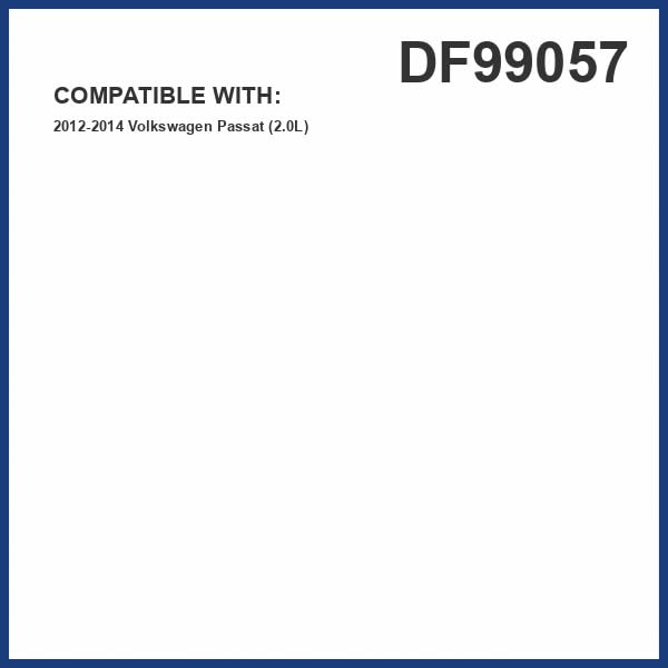 DF99057 side view highlighting compact filter profile.