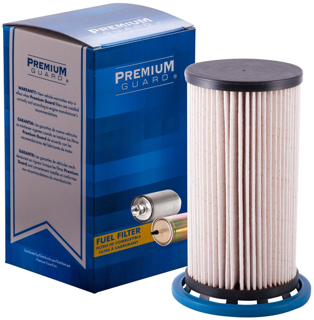 Premium Guard DF99187 filter closeup shows robust construction for reliable filtration.