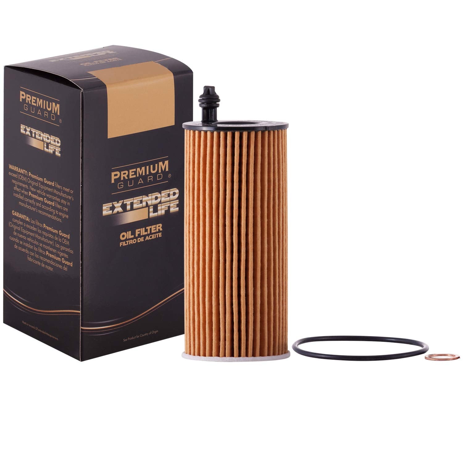 Premium Guard PG99460EX top view highlights durable filter media for BMW engines