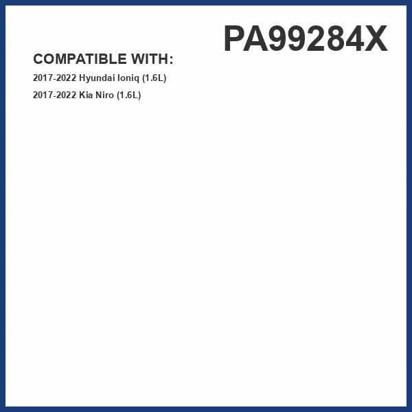 Premium Guard HIGHFLOW PA99284X installation image shows easy, tool-free fit.