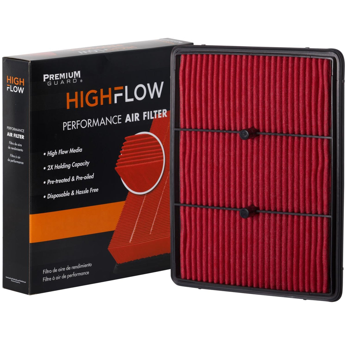 Premium Guard HIGHFLOW PA99284X pack ready for installation improves airflow.