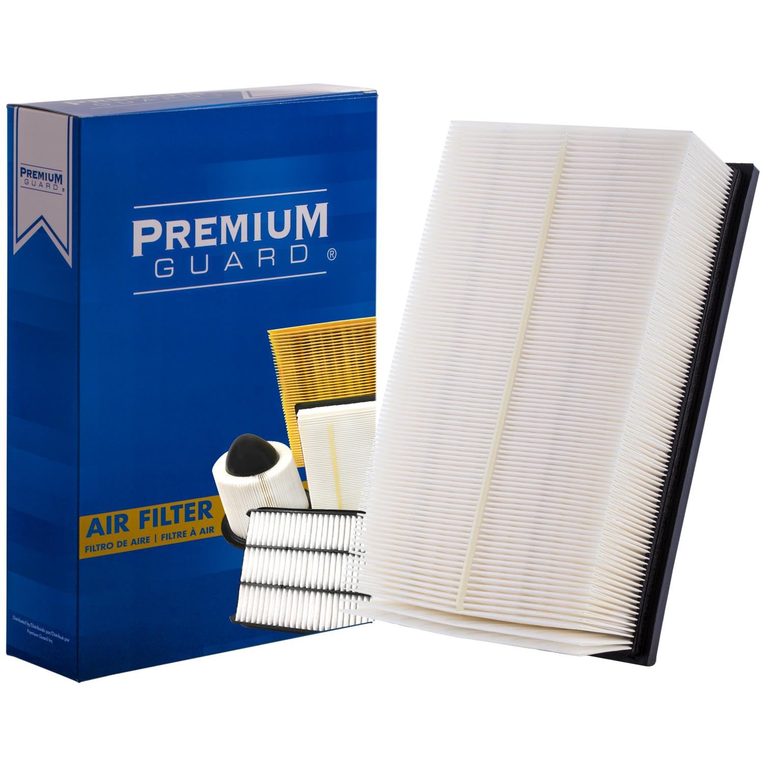 Premium Guard PA99001 engine air filter front view for clean intake