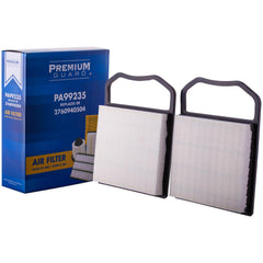 Premium Guard PA99235 front view engine air filter for clean air intake