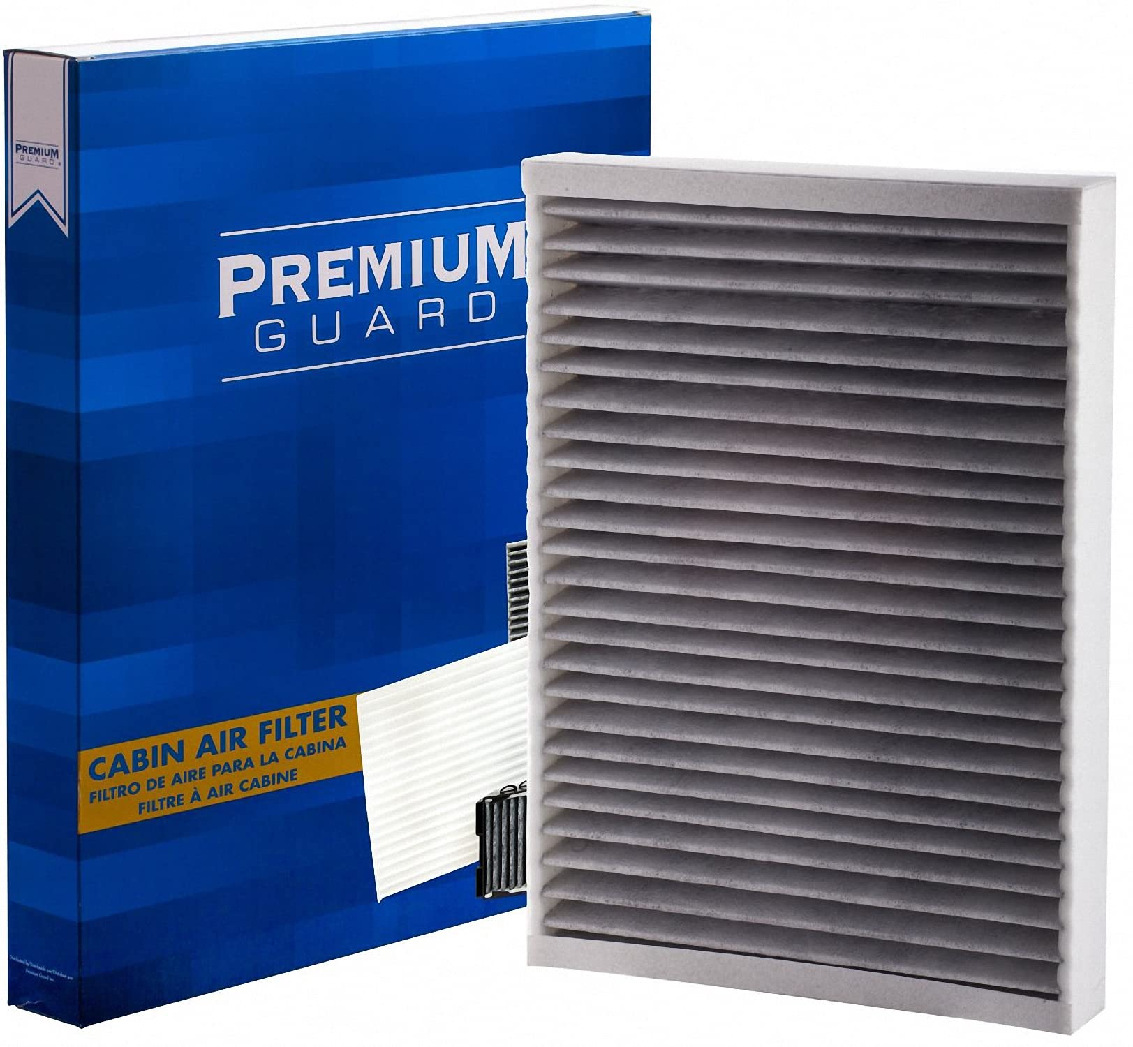 Premium Guard PC99264C cabin filter top view highlights clean-air potential