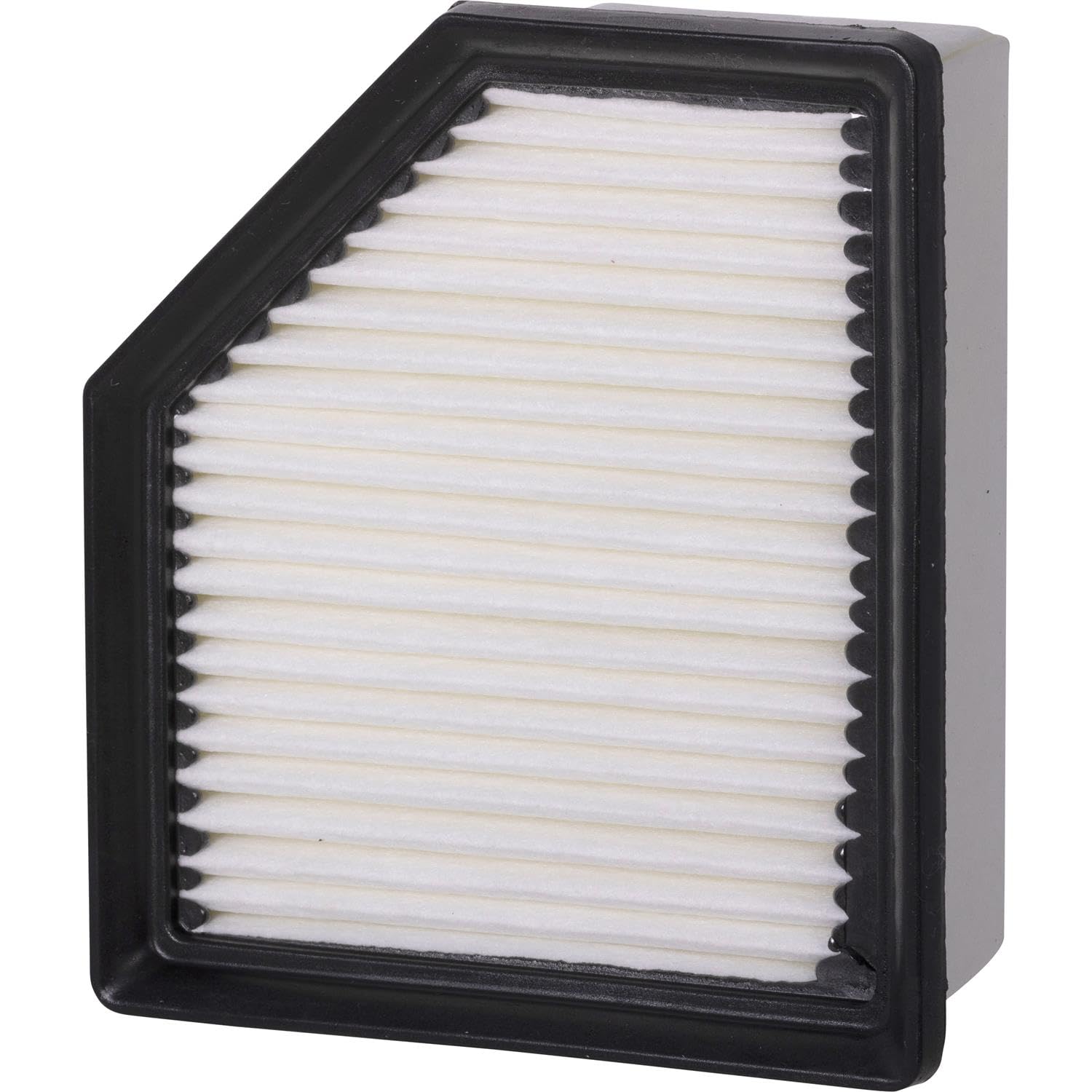 Step two in installation guide for Premium Guard PG engine air filter shows sealing edges.