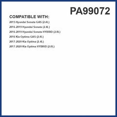 PA99072 in-housing view highlights perfect fit for quick, easy installation.