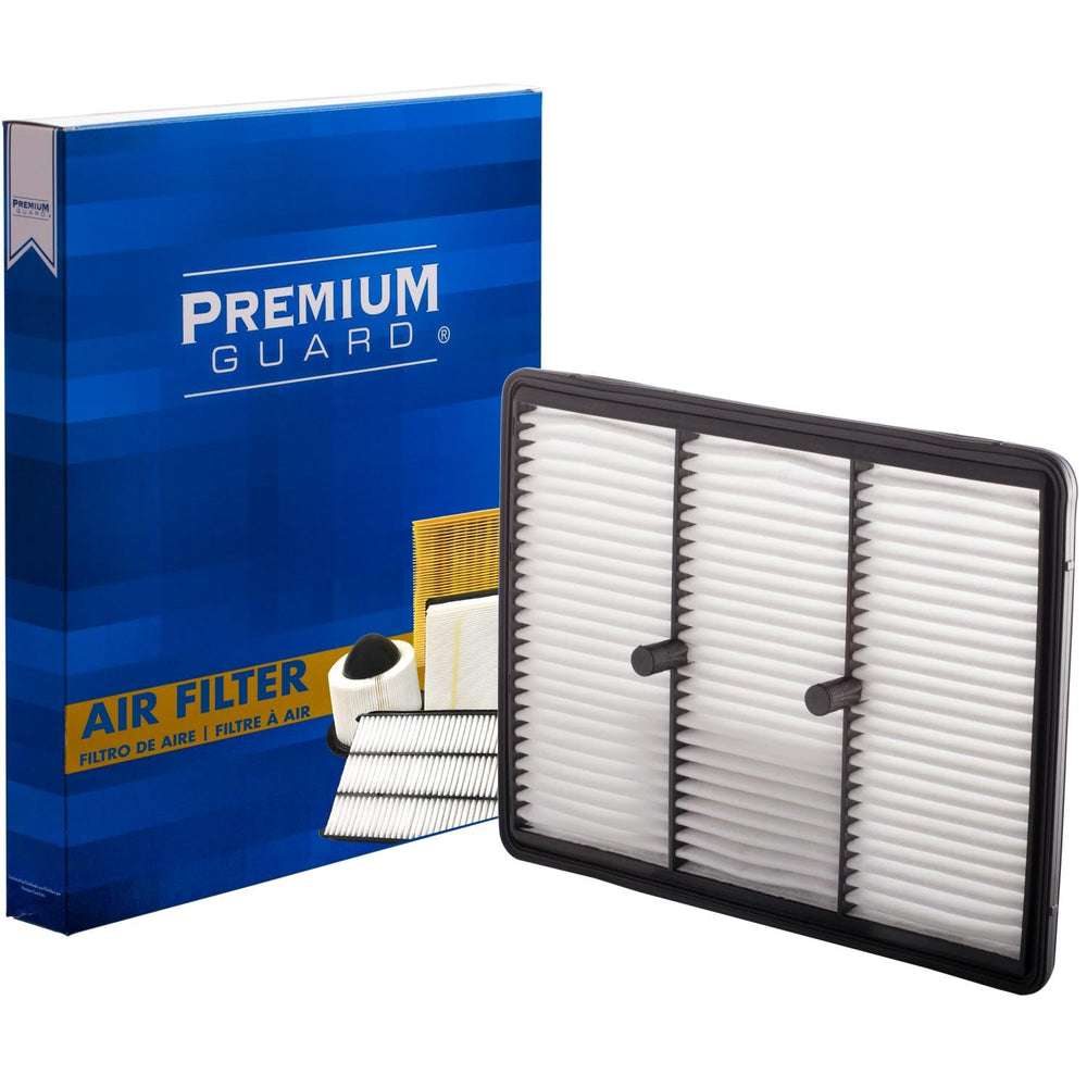 Premium Guard PG Engine Air Filter PA99284 close-up highlighting robust filtration media