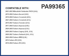 Premium Guard PA99365 air filter in Subaru Outback supporting engine efficiency.