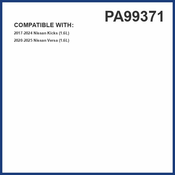 Premium Guard PG Engine Air Filter PA99371 for Versa 2020-2025 delivering clean intake air.