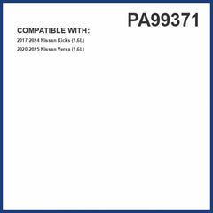 Premium Guard PG Engine Air Filter PA99371 for Versa 2020-2025 delivering clean intake air.