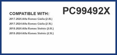 Closeup shows filtration media for multi-layer protection inside the PC99492X.