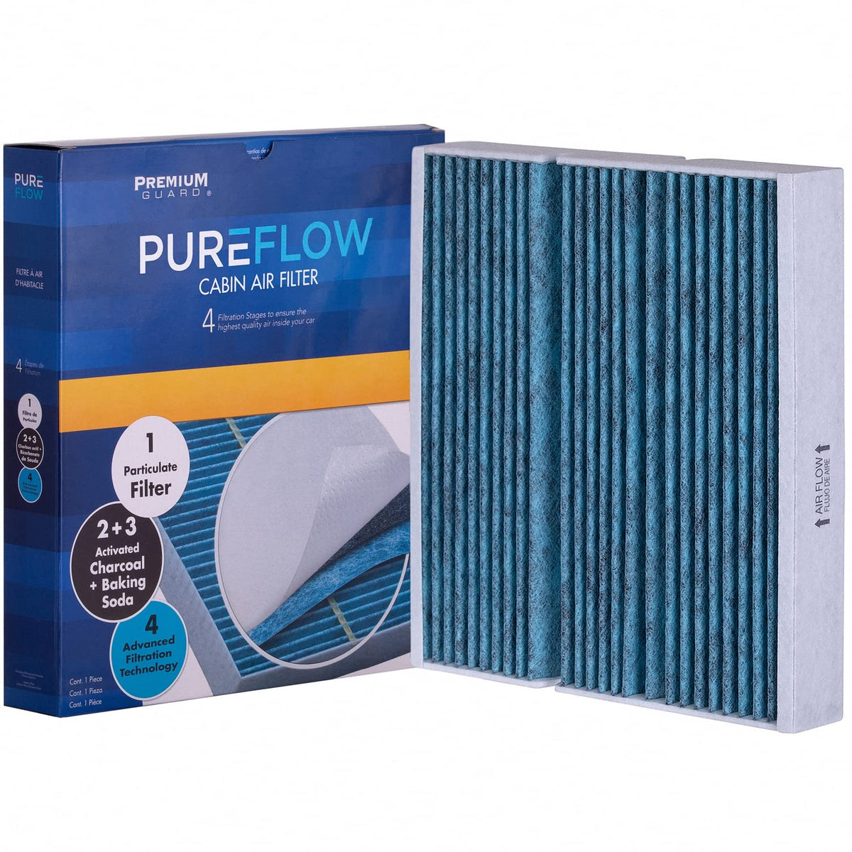 Premium Guard PureFlow cabin filter PC99555X ready for Mercedes installation