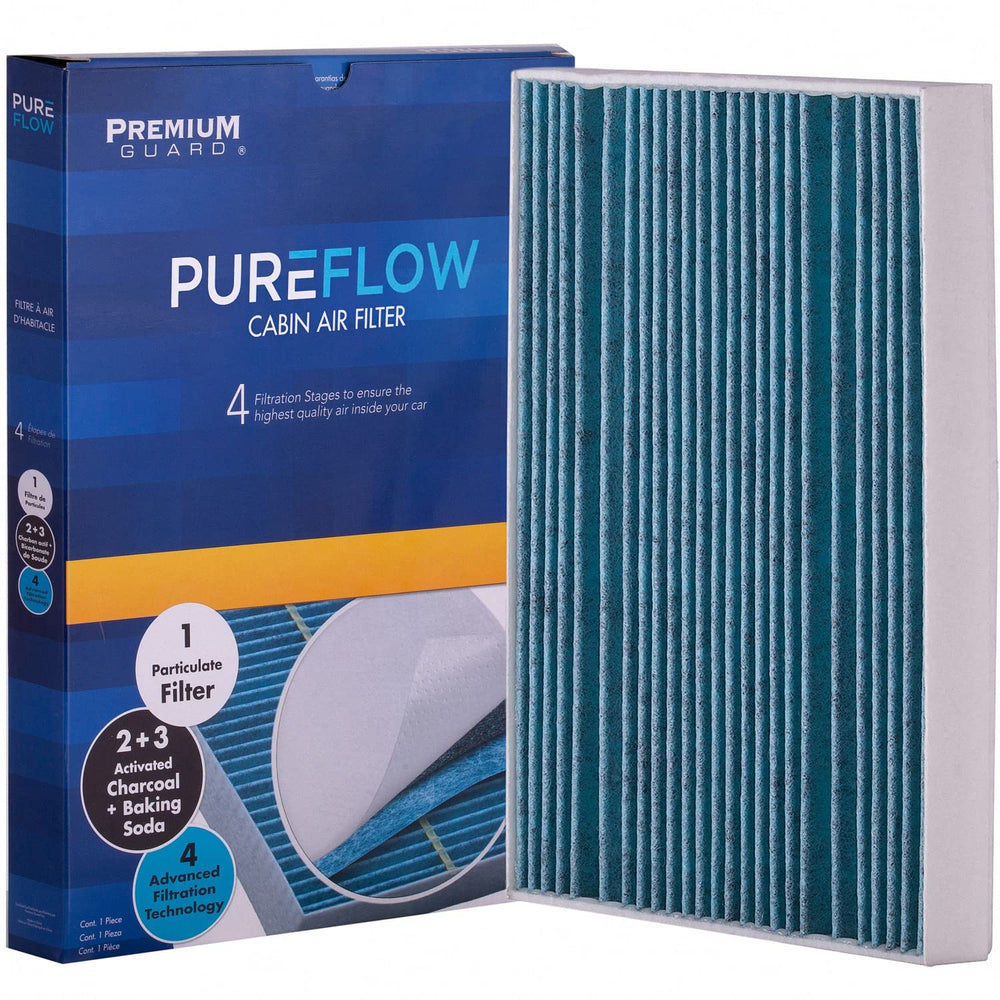 Premium Guard PureFlow cabin filter PC99348X front view for cleaner cabin air