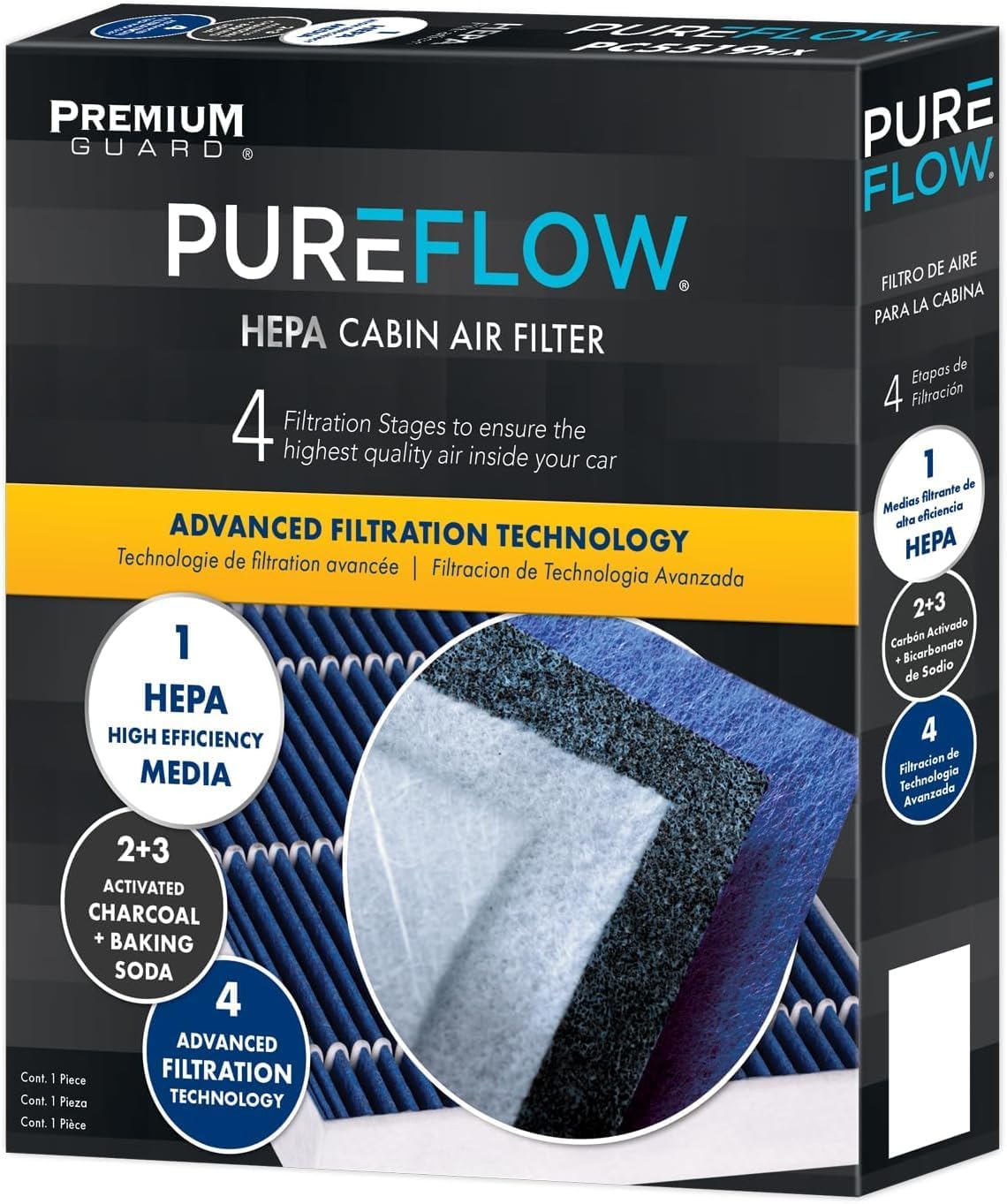 Premium Guard PureFlow fits Chrysler Grand Caravan for reliable filtration.