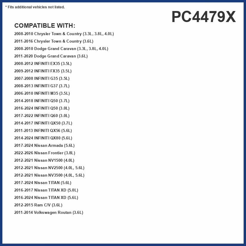 PureFlow PC4479X cabin filter with OEM-style fit for Nissan Armada