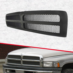 Premium Pickup Part for Dodge Ram 1500 front grille in all black fits smoothly.