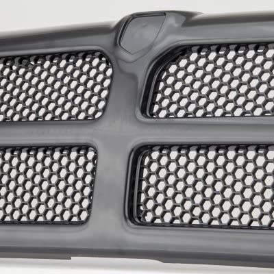 Premium Pickup Part for Dodge Ram 3500 front grille in all black for strong presence.