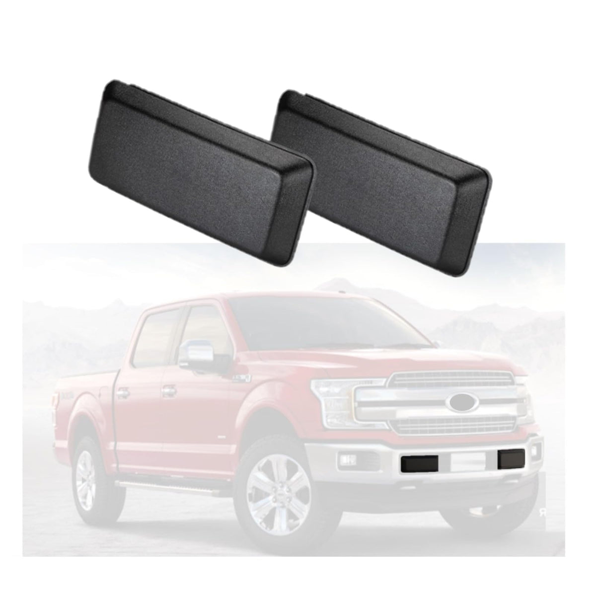 Premium Pickup Part F-150 front bumper pad left protects against parking scratches.