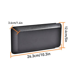 Premium Pickup Part F-150 bumper pad textured-black close-up highlights durability.