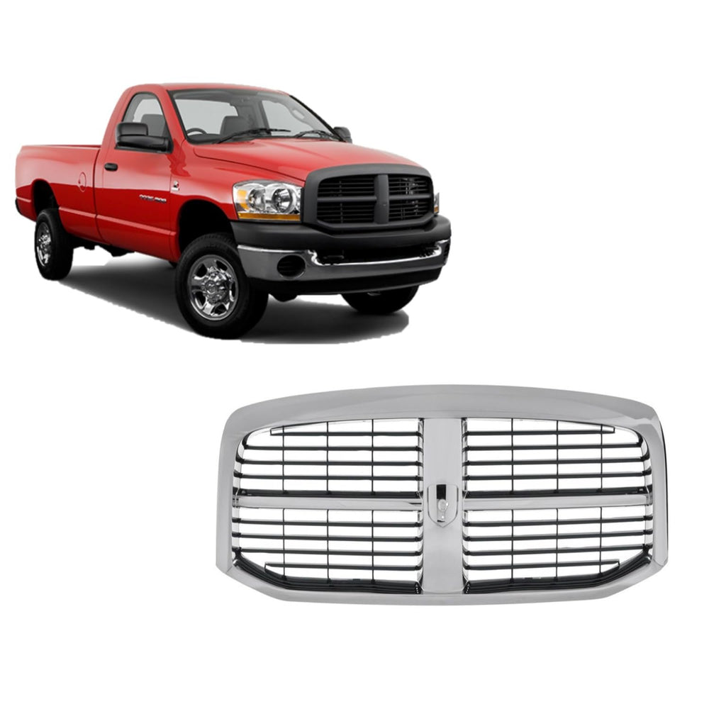 Premium Pickup Part front grille chrome for Dodge Ram 1500 enhances front-end style