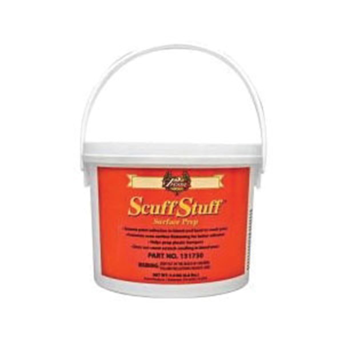 Presta Scuff Stuff surface prep tub ready for adhesion on auto finishes.