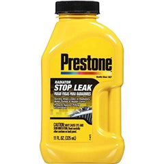 Prestone AS145 Stop Leak seals radiator leaks while protecting against corrosion for longer cooling system life.